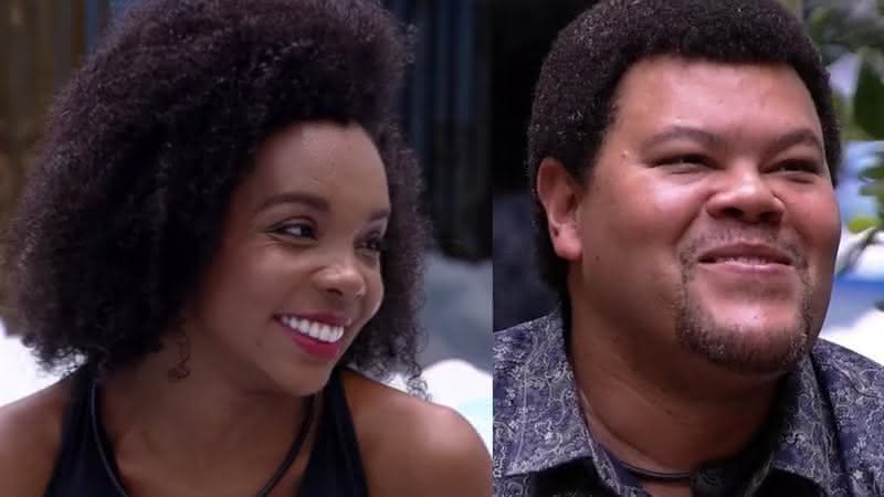 Em entrevista para a #RedeBBB, Thelma recebeu visita surpresa de Babu Santana, e brother de declarou para a vencedora - Instagram