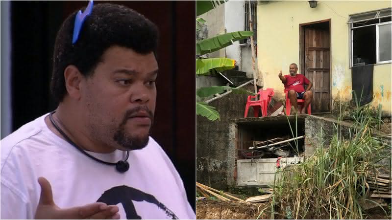 Micael, amigo de Babu, mostrou a casa do pai do ator no Vidigal - Globo/ Twitter