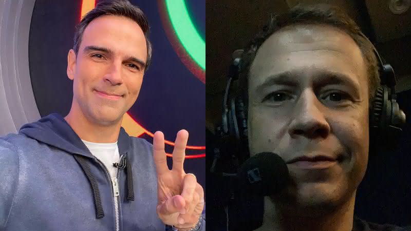 BBB22: Tadeu Schmidt quebra protocolo e manda recado para Tiago Leifert - Instagram