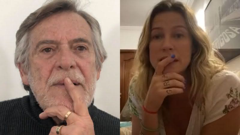 José de Abreu criticou Luana Piovani - Twitter