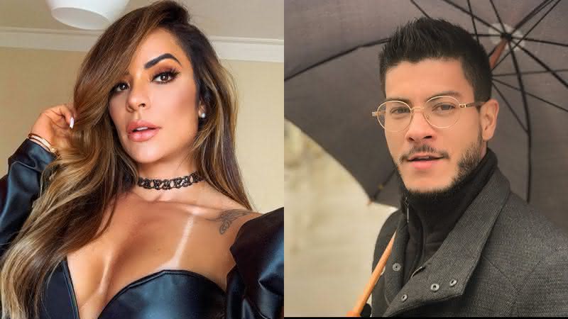 Colunista divulga mensagens entre Arthur Aguiar e Denise Dias - Instagram