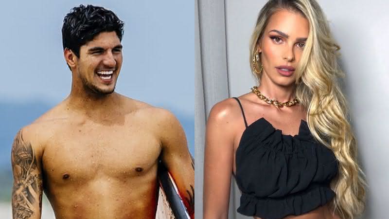 Gabriel Medina posou ao lado de Yasmin Brunet com look combinando - Instagram