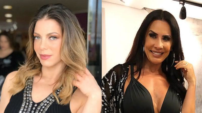 Giulia, filha de Scheila Carvalho, e Brenda, filha de Sheila Mello roubaram a cena - Instagram