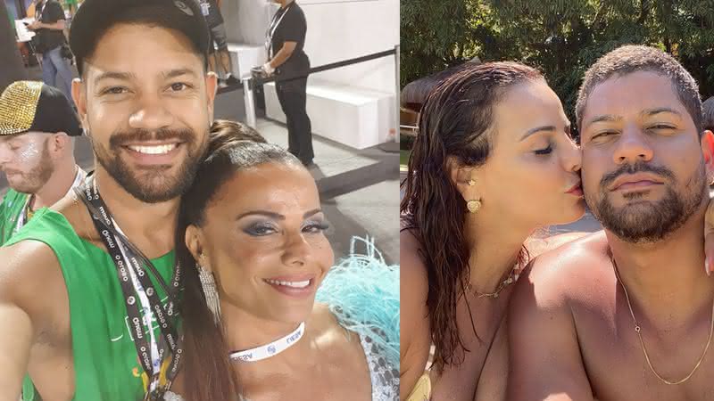 Em seu Instagram, Viviane Araujo compartilhou clique romântico ao lado do namorado, Guilherme Militão, e encantou os seguidores - Instagram