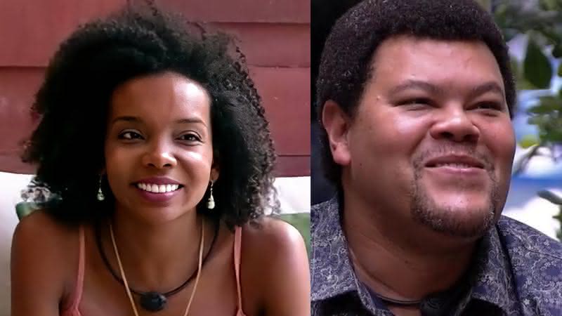 Após a eliminação de Mari Gonzalez, Thelma conversava com Babu sobre os  Paredões que o brother enfrentou - Globo