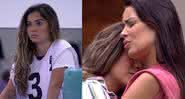 Durante conversa com Ivy, Gizelly confessou estar com medo da possibilidade de Marcela ser eliminada - Globo