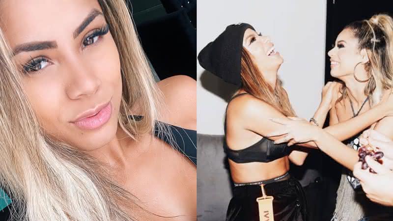 Lexa bebe demais e morde corpo de Anitta - Instagram