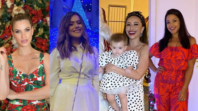 Confira a roupa que as famosas usaram para comemorar o Natal - Instagram