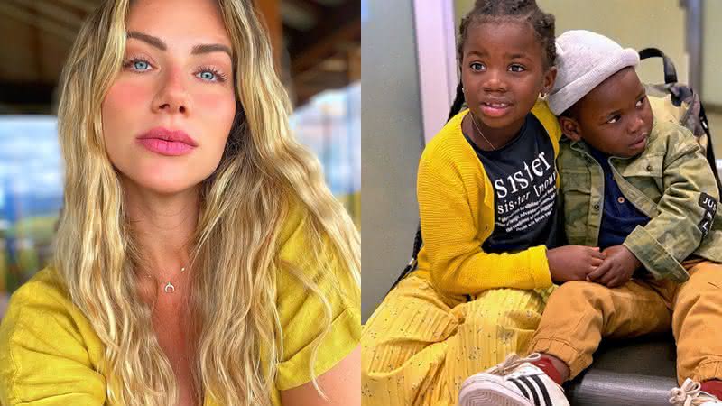 Gio Ewbank postou foto dos filhos fantasiados - Instagram