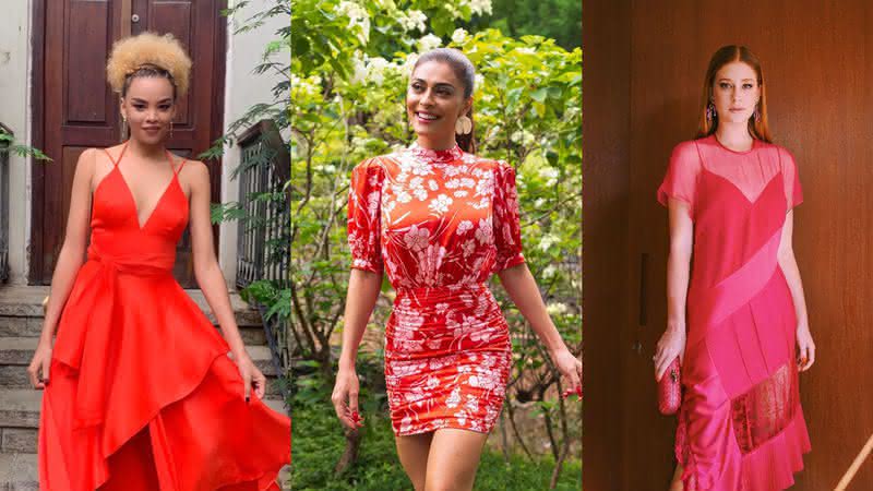 Se inspire nos looks vermelho das celebridades - Instagram