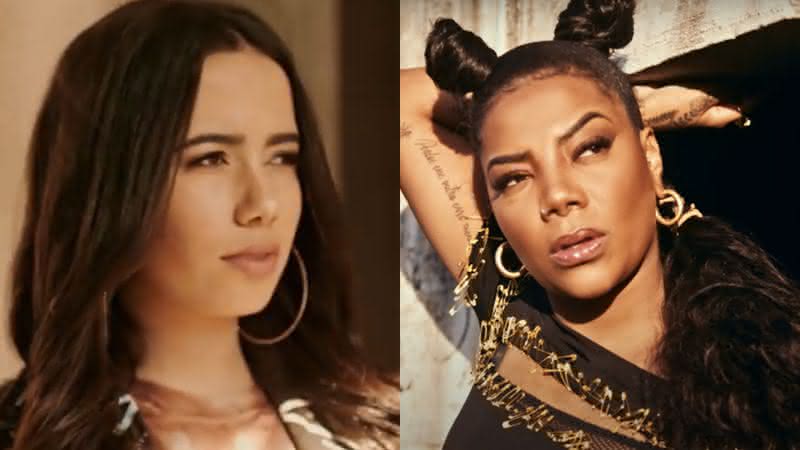 Ludmilla escala 'sósia' de Anitta para clipe de sua nova música - Twitter/YouTube