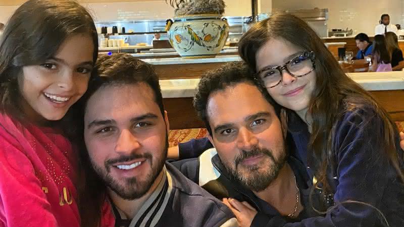 Luciano Camargo registra despedida dos filhos - Instagram