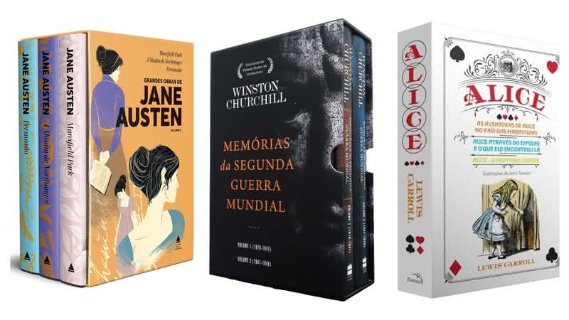 Selecionamos 10 box de livros que vão garantir boas horas de leitura - Reprodução/Amazon