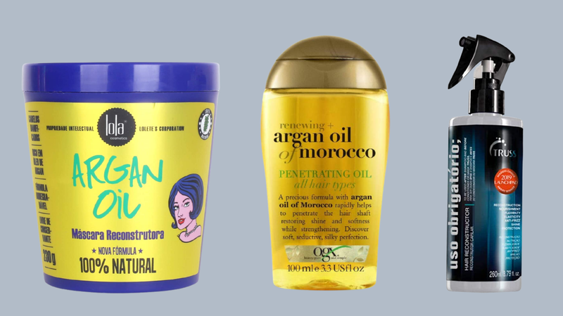 Máscara capilar, óleo de argan e outros produtos que precisam fazer parte da sua rotina de beleza - Reprodução/Amazon