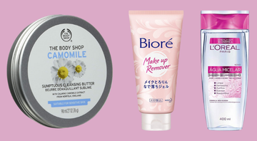 Água micelar, creme de limpeza, lenço demaquilante e outros produtos que precisam fazer parte da sua rotina de beleza - Reprodução/Amazon