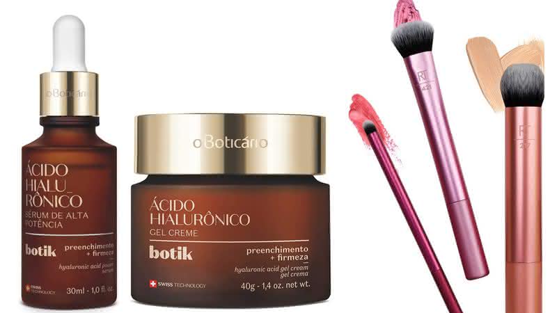 Kit de skincare, paleta de sombras, perfume e muitos outros itens que vão conquistar as apaixonadas por beleza - Reprodução/Amazon