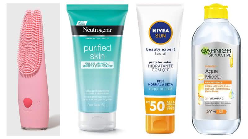 Gel de limpeza, máscara facial e muitos outros produtos que vão te conquistar - Reprodução/Amazon