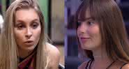 Thaís e Carla discutem sobre tentativa de Caio de imunizar dentista e não Arthur - Reprodução/ Globo