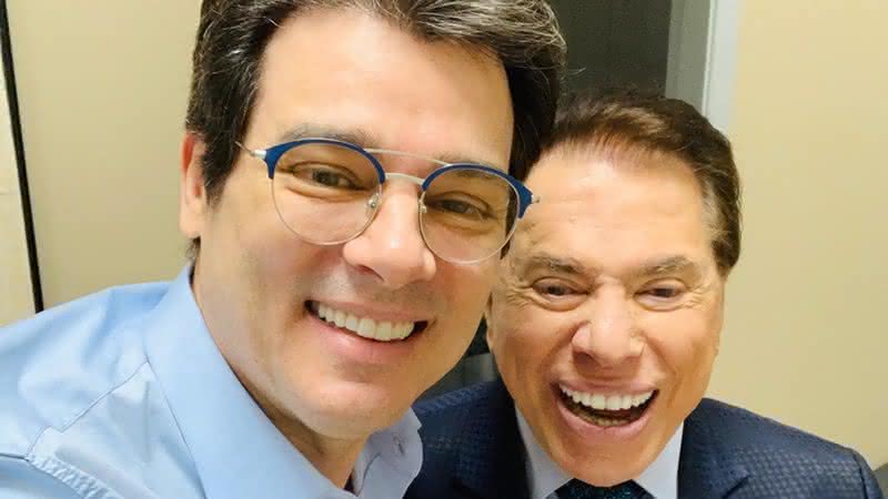 Celso Portiolli parabenizou Silvio Santos pelos 89 anos completos - Instagram