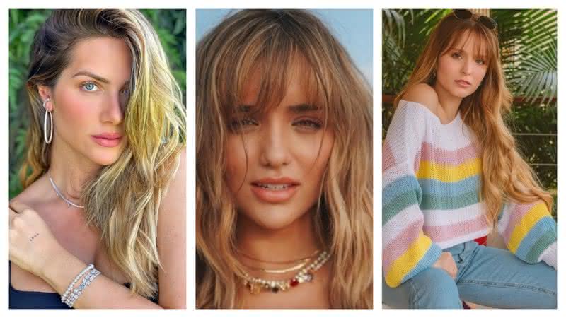 Giovanna Ewbank, Rafa Kalimann e Larissa Manoela são adeptas do megahair para mudanças eventuais - Reprodução/ Instagram