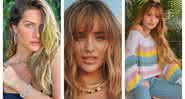 Giovanna Ewbank, Rafa Kalimann e Larissa Manoela são adeptas do megahair para mudanças eventuais - Reprodução/ Instagram