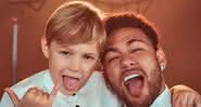 Davi Lucca posa ao lado de Neymar e encanta - Instagram