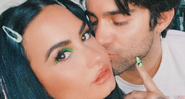 Demi Lovato e Max Ehrich assumiram o relacionamento em maio deste ano. - Instagram