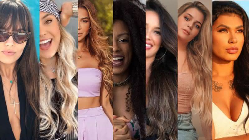 Thaís, Sarah, Kerline, Lumena, Juliette, Viih Tube e Pocah - Reproução/ Instagram