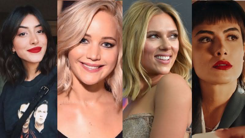 Qual corte apostar para o rosto redondo? E para o quadrado? Oval? Triangular? Rodrigo Cintra responde - @Majutrindade/ @Jenniferlawrence_/ Getty Images/ @coisamaislinda