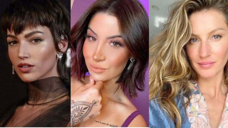 Ficar sem cortar o cabelo por muito tempo? Nada disso! Veja os conselhos de RodrigoCintra (Na foto: Úrsula Corberó, Bianca Andrade e Gisele Bündchen) - Reprodução/ Instagram