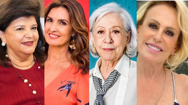 Luiza Trajano, Fátima Bernardes, Fernanda Montenegro e Ana Maria Braga estão entre as mulheres mais admiradas do Brasil - Reprodução