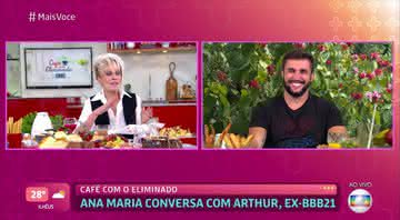 No 'Mais Você', Arthur comenta sobre pedido de namoro de Carla Diaz no 'BBB21' - Twitter