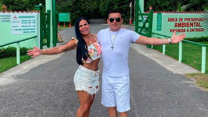 Gretchen e Esdras estão curtindo lua de mel - Instagram