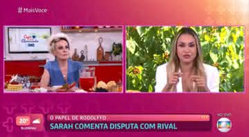 BBB21: No 'Mais Você', Sarah fala sobre decepção de receber votos de Caio e Rodolffo - Twitter