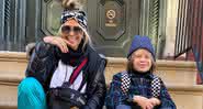 Curtindo Portugal, Adriane Galisteu surge em vídeo ao lado de filho, Vittorio, e declara: "Adoro esse momento" - Instagram