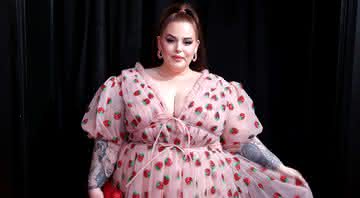 A modelo Tess Holliday usou a peça e recebeu um chuva de crítica. Entretanto, ela virou moda ao aparecer em corpos magros - GettyImages