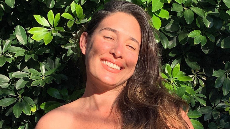 Giselle deu à luz ao filho Pedro Luna em março deste ano. - Instagram