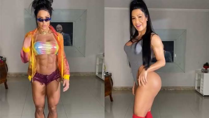 Vídeo de Gracyanne Barbosa chamou atenção por detalhe inusitado - Instagram