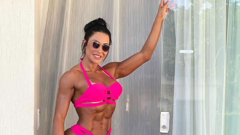 Gracyanne Barbosa chama atenção em rede social - Instagram