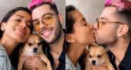 Anitta e Gui Araújo surgem juntos rodeados de cachorrinhos - Instagram