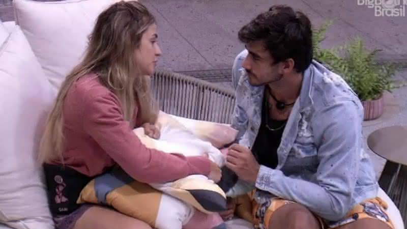 A sister chorou e desabafou com Guilherme após ele anunciar que daria o anjo para Bianca - TV Globo