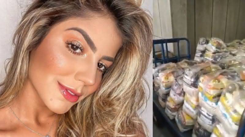 Com campanha solidária, Hariany Almeida arrecada alimentos para famílias em situação de vulnerabilidade - Twitter