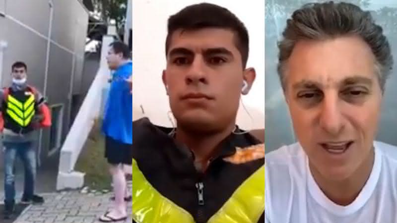 Entregador, que sofreu ofensas racistas, desabafa com Luciano Huck e ganha moto - Reprodução/ Instagram