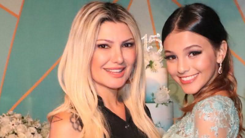 Antonia Fontenelle celebra 15 anos da afilhada, Nicolle Abreu - AgNews