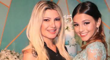 Antonia Fontenelle celebra 15 anos da afilhada, Nicolle Abreu - AgNews