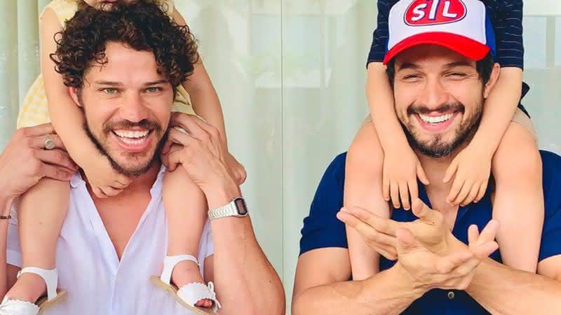 Bella e Theo encantaram a web em cliques publicados pelos pais - Instagram