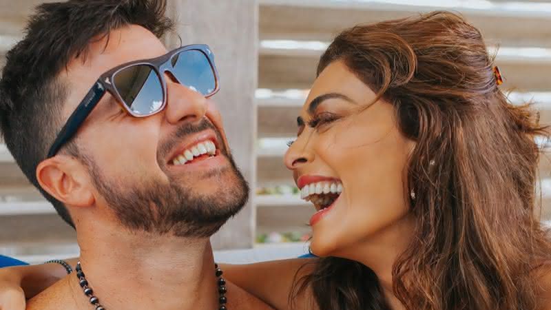 Juliana Paes fica agarradinha com o marido e se despede de viagem - Instagram