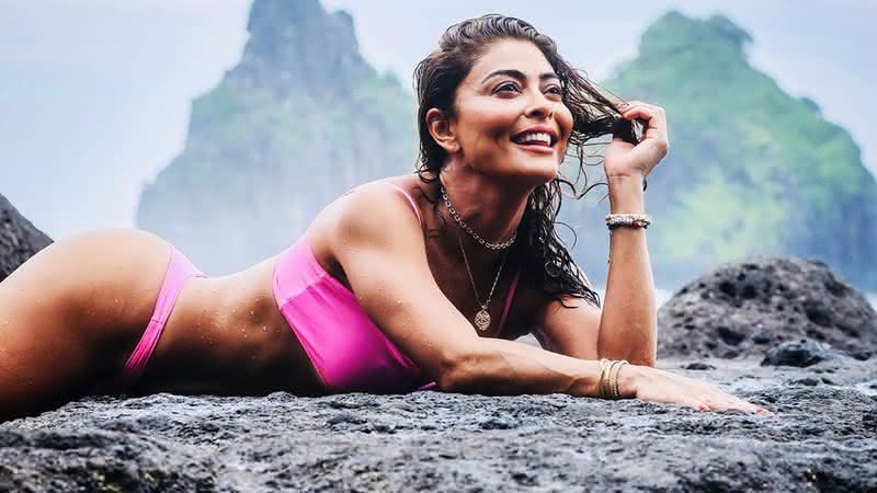 Juliana Paes realiza ensaio em sua casa - Instagram