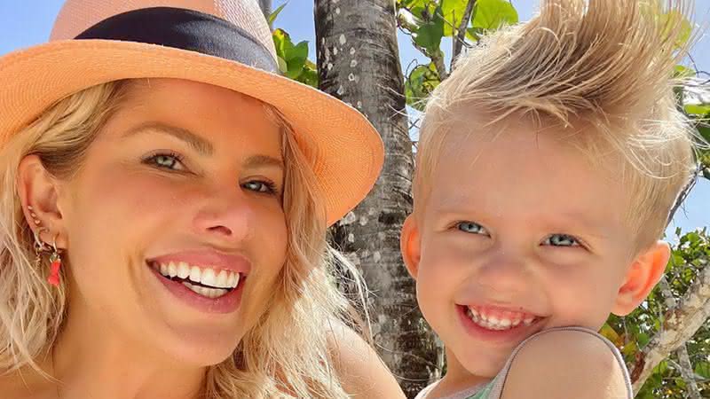 Karina Bacchi compartilhou um vídeo fofíssimo do filho e encantou os fãs - Instagram