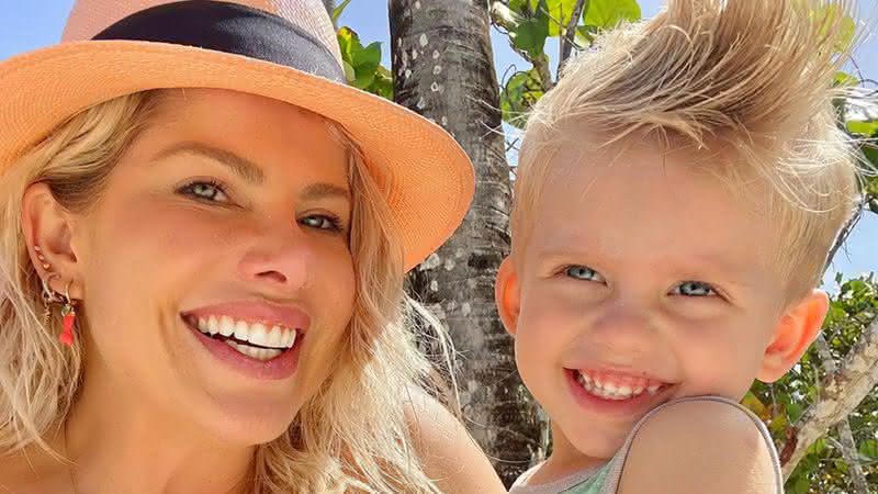 Karina Bacchi compartilha clique espontâneos ao lado do filho e encanta os seguidores - Instagram